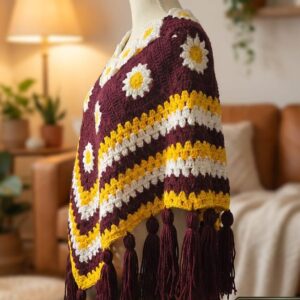 Loomeloom Daisy Dream Poncho Set.