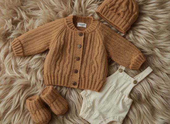 Lucid_Realism_Showcase_a_cozy_handknitted_baby_clothing_set_in_0